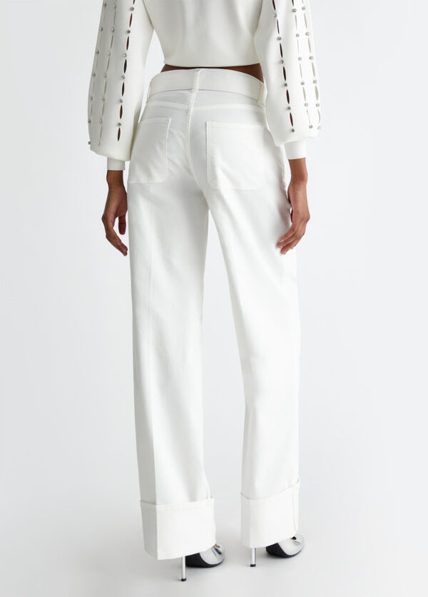 PANTALONI CARGO CON CINTURA - immagine 3